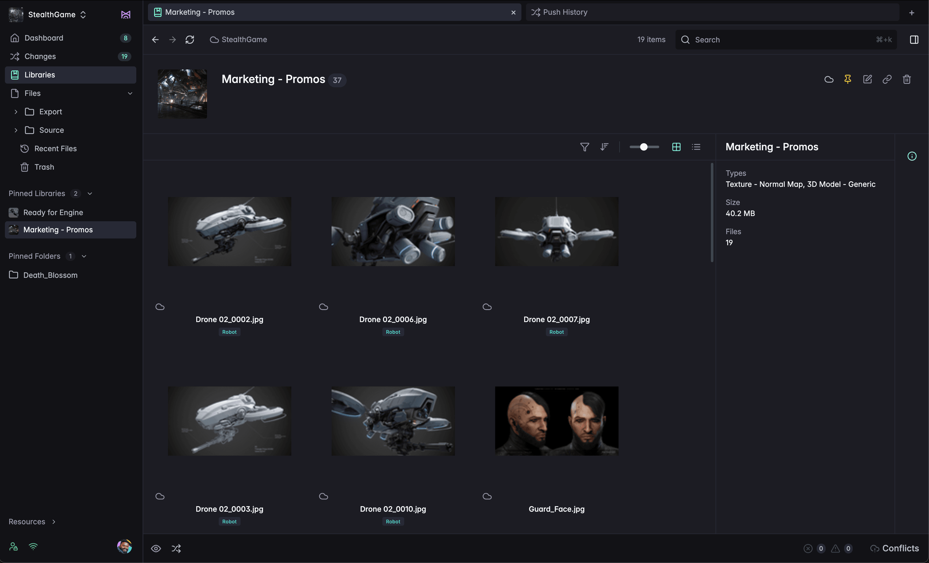 Mudstack file browser UI