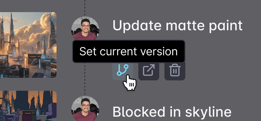 Non-destructive editing