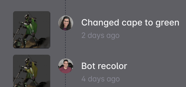 Visual file history