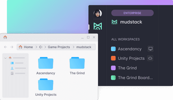 Connect your local projects to mudstack